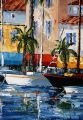 Détail tableau Sanary - Marines