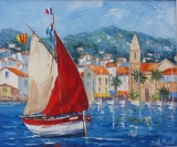 Sanary La voile rouge - Marines
