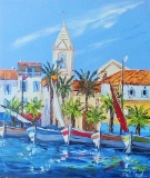 Les pointus à Sanary - Marines