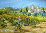 Vendanges au village - Paysages