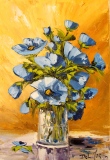 Le bouquet bleu - Couleurs et Formes