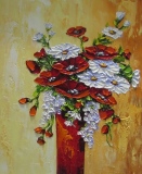 Vase rouge - Couleurs et Formes